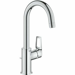 Baterie lavoar Grohe Bauloop 23763001, 3/8'', monocomanda, marimea L, pivotanta, Crom imagine