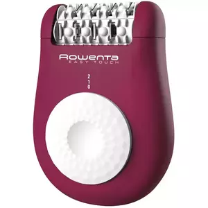 Epilator ROWENTA Easy Touch EP1120F0, 24 pensete, compact, ușor de utilizat, sistem de masaj, 3 accesorii, roz inchis imagine