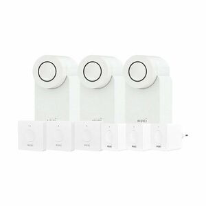 Kit control access cu buton Nuki Apartment, 9 dispozitive, bluetooth, 200 permisiuni, Wi-Fi imagine