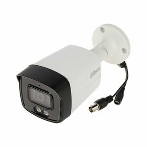 Camera supraveghere exterior cu iluminare duala Dahua Smart Dual Light HAC-HFW1200TLM-IL-A-0280B-S6, 2 MP, IR/lumina alba 40 m, 2.8 mm, microfon imagine