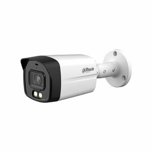 Camera supraveghere exterior cu iluminare duala Dahua HAC-HFW1500TLM-IL-A-0280B-S2, 5 MP, IR/lumina alba 40 m, 2.8 mm, microfon imagine