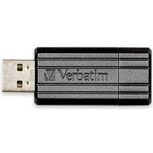 Stick USB Verbatim PinStripe 64GB (Negru) imagine