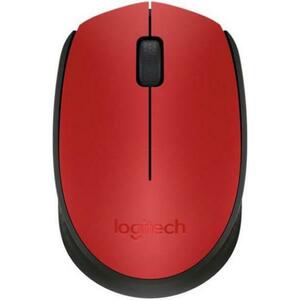 Mouse Wireless Logitech M171, USB, 1000 DPI (Rosu) imagine