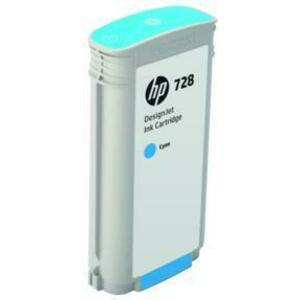 Cartus cerneala HP DesignJet 728, 130 ml (Cyan) imagine