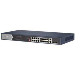 Switch Hikvision DS-3E0520HP-E, Gigabit, 16 porturi, PoE imagine