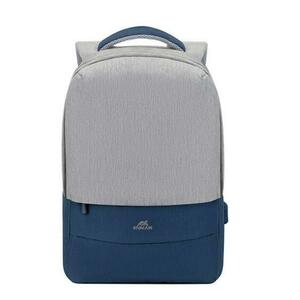 Rucsac Laptop RivaCase 7562, 15.6inch (Gri/Albastru) imagine