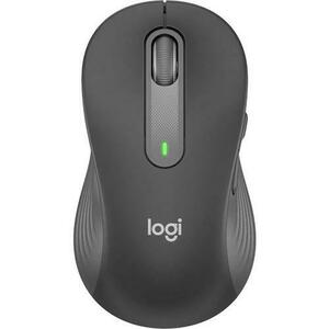 Mouse Wireless Logitech Signature M650 L Left, Bluetooth/USB, recomandat pentru mana stanga (Gri) imagine