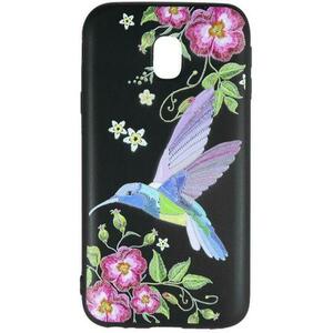 Protectie Spate Just Must Printed Embroidery Colibri JMPEJ317CO pentru Samsung Galaxy J3 2017 (Multicolor) imagine