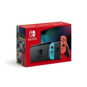 Consola NINTENDO Switch 2022, HDMI, Bluetooth 4.1, USB Type-C, HDMI, 32 GB (Albastru/Rosu) imagine