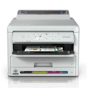 Imprimanta EPSON WF-C5390DW, A4, Wireless, Retea (Alb) imagine