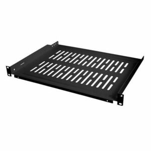 Raft fix Logilink SF1C45B 1U pentru rack 19″, adancime 350mm, sarcina maxima 10Kg, otel 1.5mm imagine