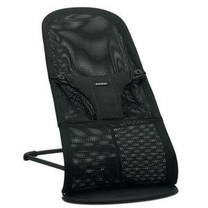 Balansoar BabyBjorn Bliss Black, Pana la 2 ani, Mesh (Negru) imagine