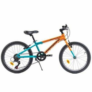 Bicicleta Pegas Drumet, 20 inch (Portocaliu/Turcoaz) imagine