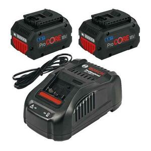 Set 2 acumulatori Bosch 18V/5.5Ah si incarcator 14, 4 – 18 V GAL 1880 CV imagine