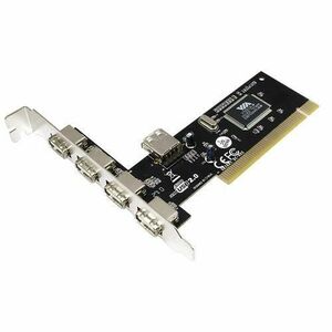 Card adaptor Logilink PC0028 PCI la 4+1 porturi USB 2.0 imagine