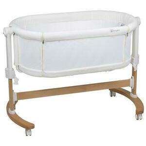 Patut co-sleeper BabyGo, 2 in 1 Amila (Alb) imagine