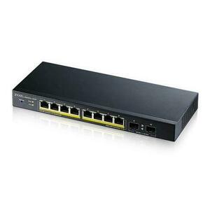 Switch ZyXEL GS1900-10HP-EU0102F, Smart Managed, Layer 2, POE, 8 Gigabit, 70 W, Fanless imagine