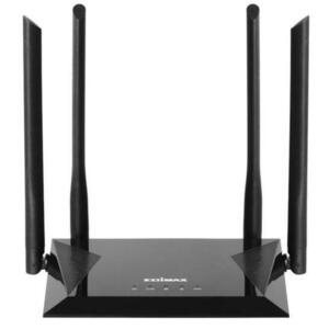 Router Wireless Edimax BR-6476AC, Dual Band, 1200 Mbps, 4 Antene externe (Negru) imagine