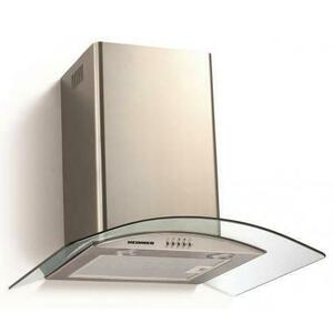 Hota decorativa Heinner DCH-650GX, Capacitate de absorbtie 645 mc/h, 1 motor, 190W (Bej) imagine