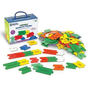 Set activitati educative - Puzzle cu propozitii (lb.engleza) imagine