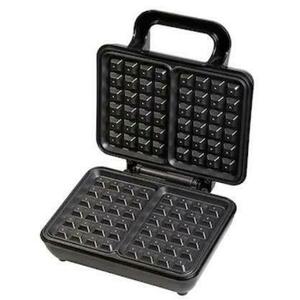 Aparat preparare waffle Lafe GFH-001, 1000 W, Placi antiaderente, Indicator luminos (Negru/Argintiu) imagine