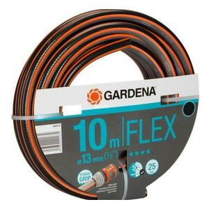 Furtun Gardena Flex Comfort, 13mm, 10m (Negru/Portocaliu) imagine