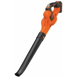 Suflanta frunze pe acumulator Black & Decker GWC1820PC-QW, 18 V, 2.0 Ah, 209 km/h + 1 Acumulator (Negru/Portocaliu) imagine