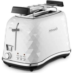 Prajitor paine Delonghi CTJ2103.W, 900W, 2 felii (Alb) imagine