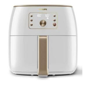 Friteuza fara ulei Philips Airfryer Smart XXL, tehnologie Smart Sensing, programe Smart Chef automate, afisaj digital, capacitate 1, 4 kg, tehnologie Rapid Air, tehnologie de eliminare a grasimii, functie de pastrare la cald (Alb) imagine