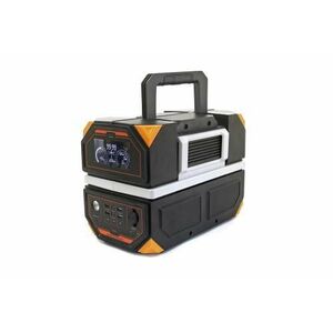 Statie incarcare Technaxx TX-231, 917 Wh, 1200 W, USB-C, USB-A, 2x230 V, Priza auto, incarcare auto/AC/solara(optional) (Negru/Portocaliu) imagine