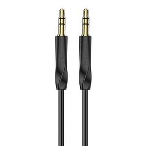 Cablu Audio 3.5mm - 3.5mm Borofone BL16, 1m, Negru imagine