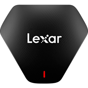 Card reader Lexar Professional 3-in-1 USB 3.1 Type-C, SD, microSD, CF (Negru) imagine