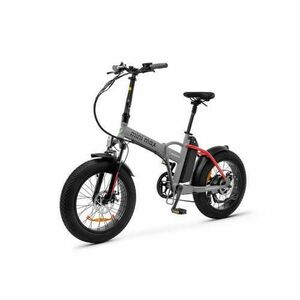 Bicicleta asistata electric Argento Minimax, Bluetooth, 7 viteze, Viteza maxima 25 km/hPutere motor 250 W, Autonomie 70 km (Gri) imagine