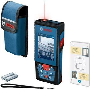 Telemetru laser Bosch GLM 100-25 C, 100 m domeniu maxim masurare, +/-1.5 mm/m precizie, 50 valori memorate, Bluetooth imagine