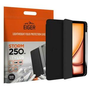 Husa Book Cover Eiger Storm 250m Stylus EGSR00234, pentru Apple iPad Air 13 2024 (Negru) imagine