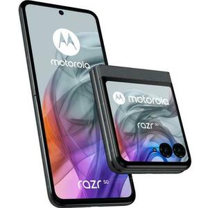 Telefon Mobil Motorola Razr 50, Procesor Mediatek Dimensity 7300X, Octa-Core, Foldable LTPO AMOLED Capacitive touchscreen 6.9inch, 8GB RAM, 256GB Flash, Camera Duala 50 + 13 MP, 5G, Wi-Fi, Dual SIM, Android (Gri) imagine