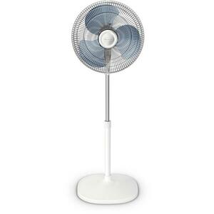 Ventilator cu picior Rowenta Essential+ VU4410F0, 45 W, 3 viteze (Alb) imagine