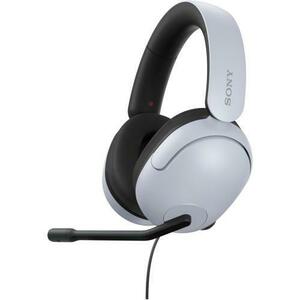 Casti Gaming SONY INZONE MDR-G300W, 360 Spatial sound, Microfon directional, Control volum, pentru PC/PlayStation5 (Alb) imagine