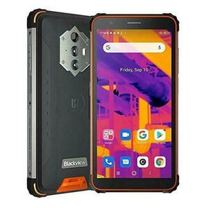 Telefon Mobil Blackview BV6600 Pro, Procesor Mediatek MT6765V/CA Helio P35, IPS LCD 5.7inch, 4GB RAM, 64GB Flash, Camera Tripla 16+5+FLIR thermal camera, Wi-Fi, 4G, Dual SIM, Android (Negru/Portocaliu) imagine