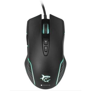 Mouse Gaming White Shark GM-5003 AZARAH, 6.400 DPI, RGB, USB (Negru) imagine