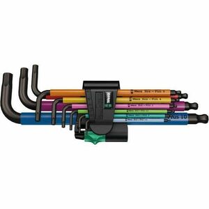 Set chei imbus multicolore cu bila, WERA Hex-Plus, 9 piese imagine