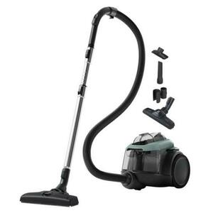 Aspirator fara sac Electrolux EL61C2OG, 700 W, 1.6 L, Filtru Hygiene 12, Perie ParkettoPro (Negru/Verde) imagine