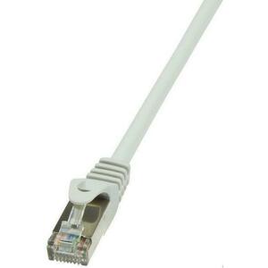 Cablu F/UTP LogiLink CP1092S, Patchcord, CAT.5e, 10 m (Gri) imagine