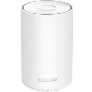 Sistem Wi-Fi Mesh TP-Link Deco X20-4G, AX1800, Wi-Fi 6, Full Gigabit, cu acoperire completa pentru casa (Alb) imagine