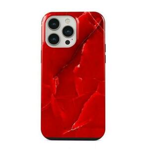 Protectie Spate Burga Dual Layer Wild Blaze pentru Apple iPhone 14 Pro Max (Rosu) imagine