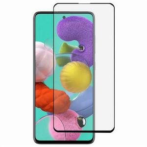 Folie ecran 3MK HardGlass Max Lite, pentru Samsung Galaxy A51, 3D, Full Cover, Negru imagine