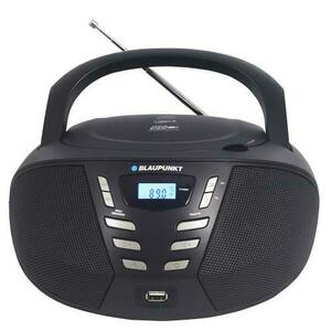 Microsistem Blaupunkt BB5BK, 2 x 1.2 W RMS, FM, CD, MP3, USB, AUX, Negru imagine