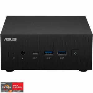 Calculator Barebone Asus ExpertCenter PN52-BBR758HD cu procesor AMD Ryzen™ 7 5800H pana la 4.4GHz, fara RAM, fara stocare, AMD Radeon™ Graphics, No OS (Negru) imagine