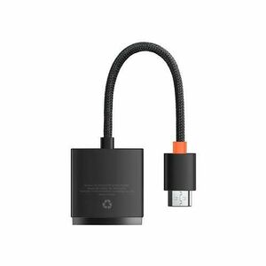 Cablu Baseus BS-OH011 Lite Series, HDMI la VGA, Jack 3.5 mm si Micro USB, Negru imagine