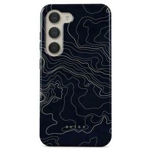 Husa Burga Dual Layer Drifting Shores Line Art pentru Samsung Galaxy S23 imagine